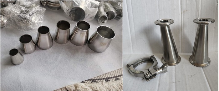 ảnh côn thu inox vi sinh