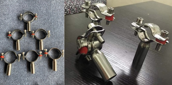 cùm treo ống inox vi sinh