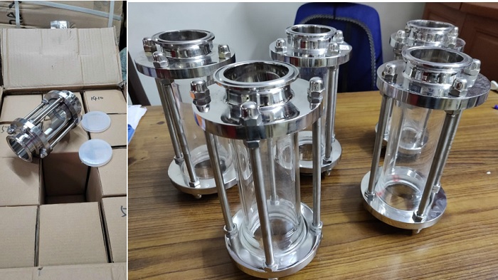 ảnh kính quan sát dòng chảy inox